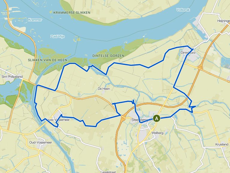 Rond om Steenbergen | Fahrradtour | Komoot